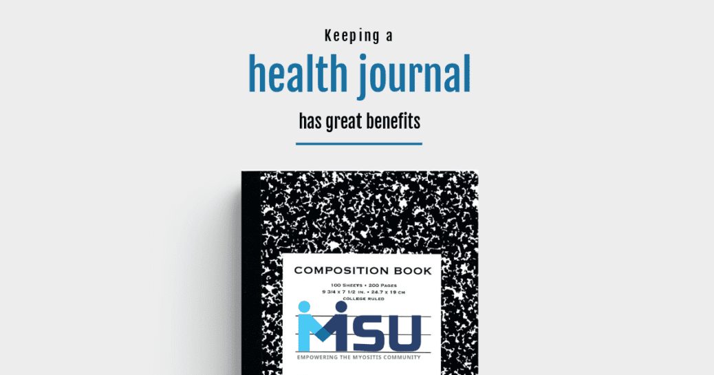 Benefits of keeping a health journal for Myositis
