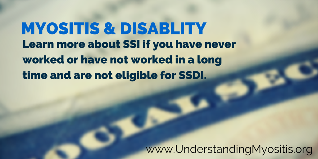 Myositis and disability, social security
