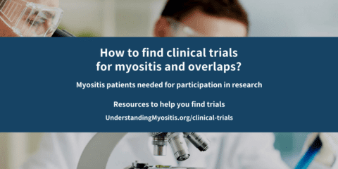 How to find clinical trials for Myositis