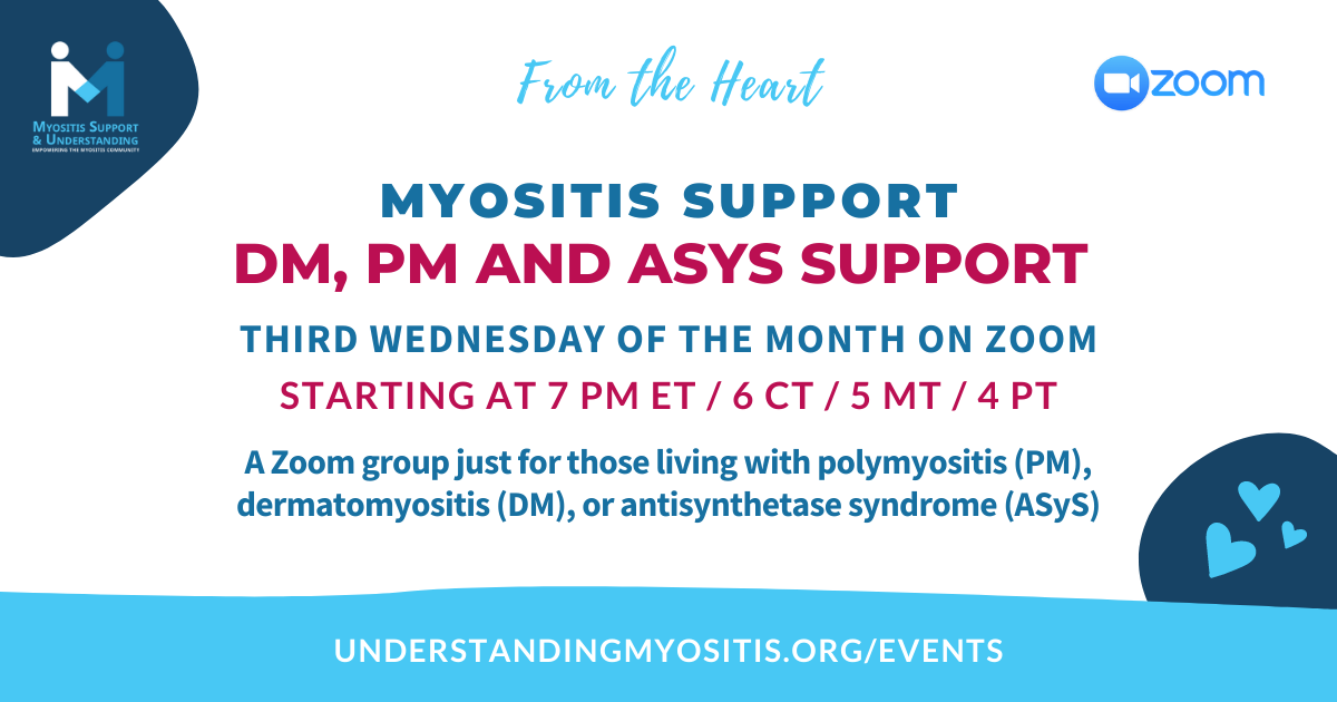 MyositisLIFE: DM, PM ASyS Video Support - Myositis Support Understanding