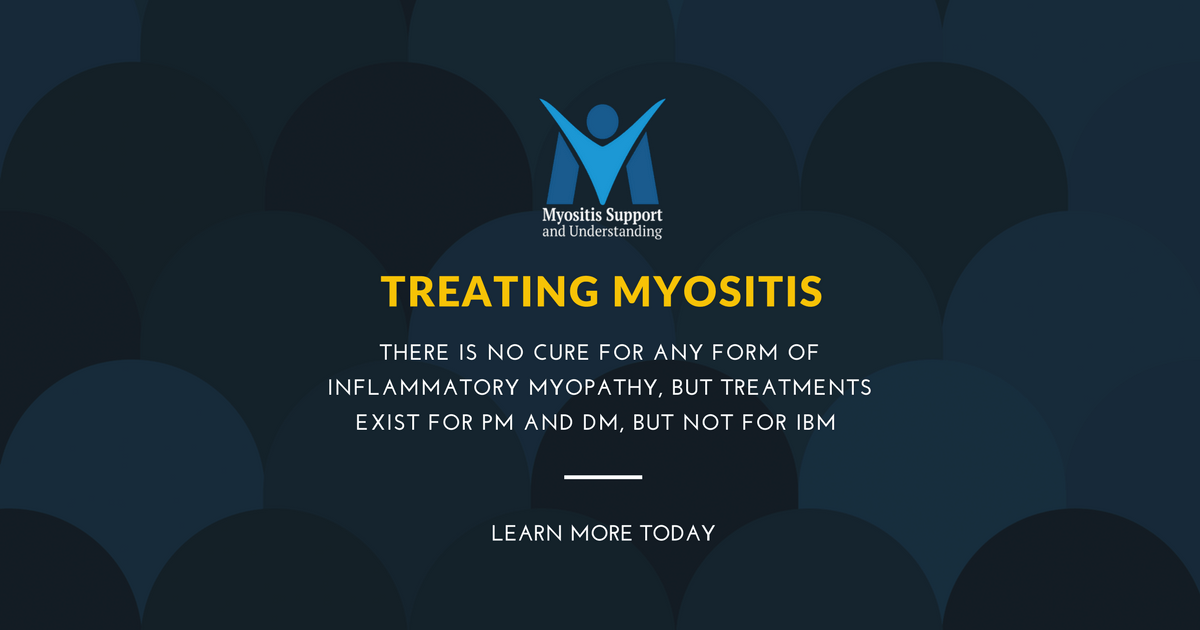 How can you treat myositis?