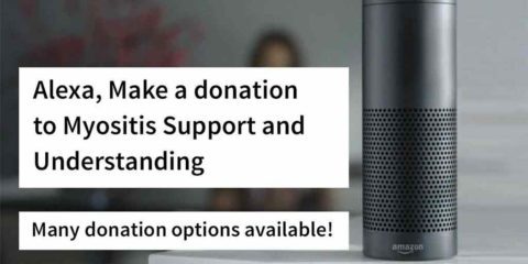Alexa, make a donation to Myositis Support and Understanding