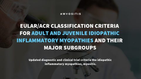 2017 European League Against Rheumatism/ American College of Rheumatology classification criteria for adult and juvenile idiopathic inflammatory myopathies and their major subgroups