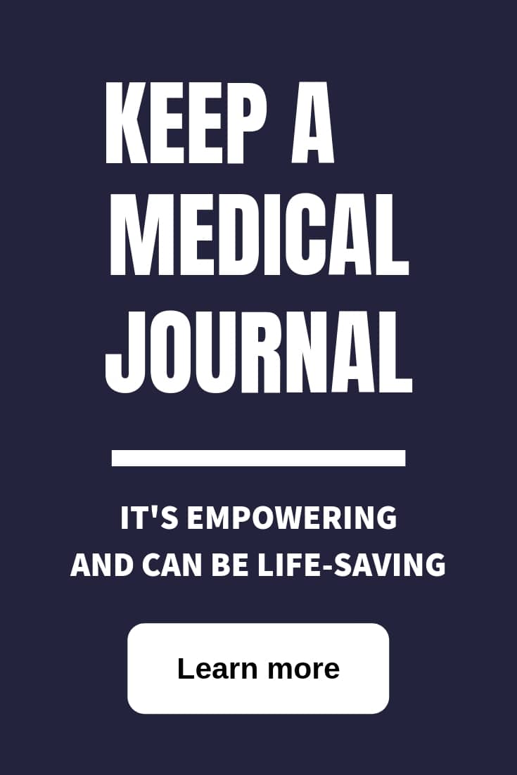 Treating Myositis, Keeping a medical journal