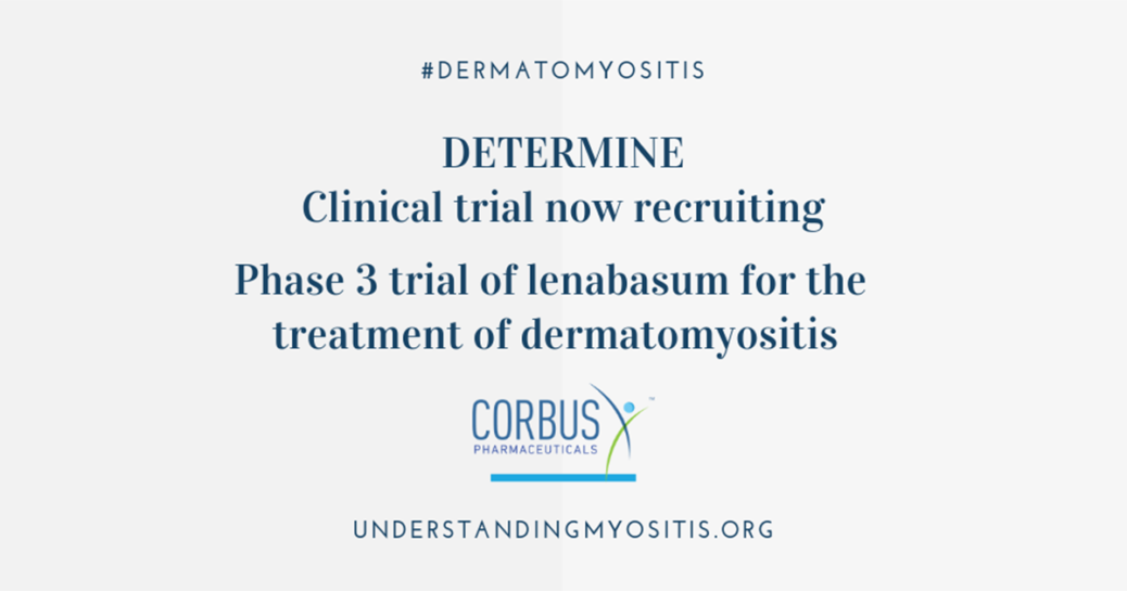 Phase 3 trial of lenabasum for Dermatomyositis now recruiting