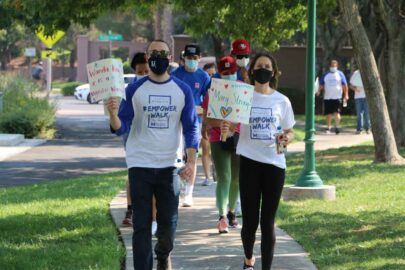 2nd Annual Myositis Empower Walk leading the walk image