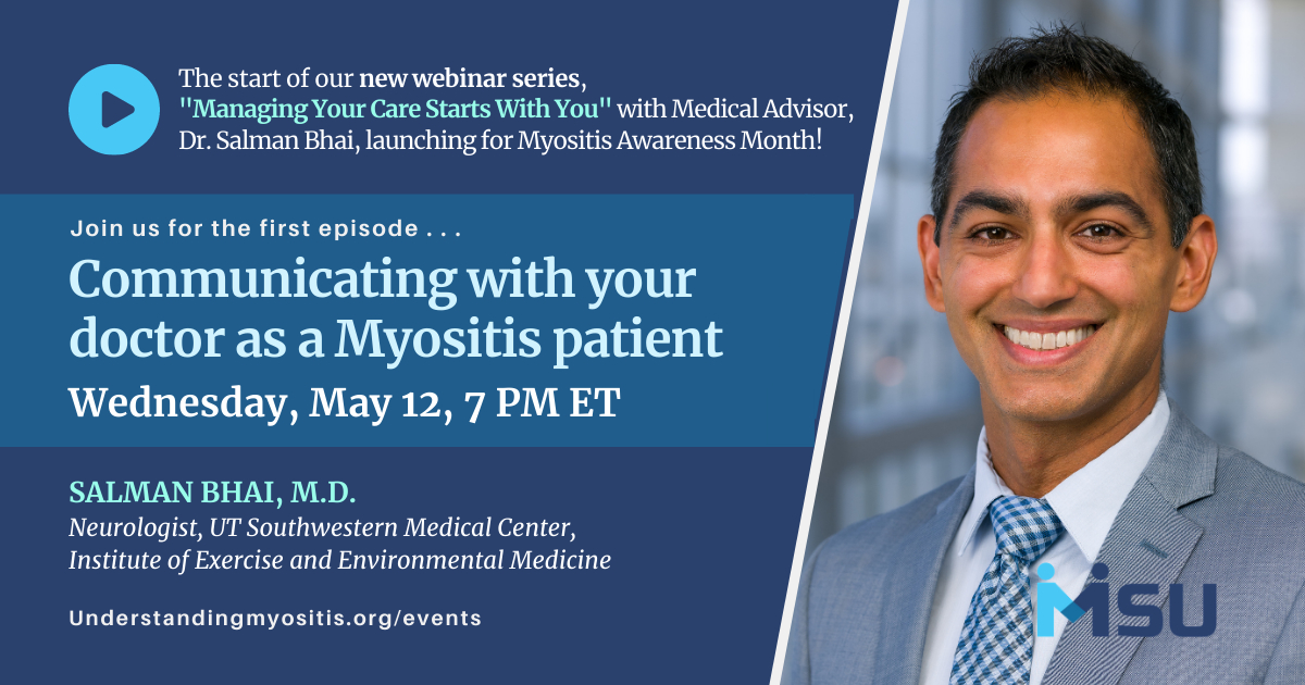 Communicating with your doctor as a Myositis patient