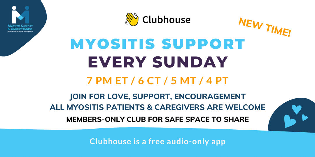 Join Myositis Support Club on Clubhouse