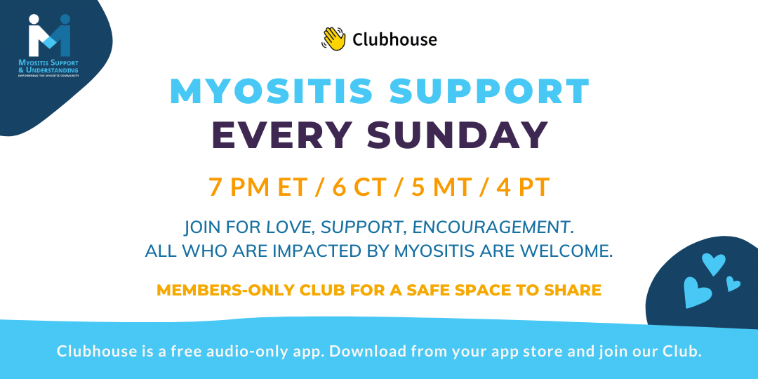 Join Myositis Support Club on Clubhouse