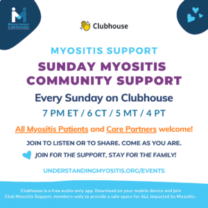 Myositis Support Sunday Clubhouse Session